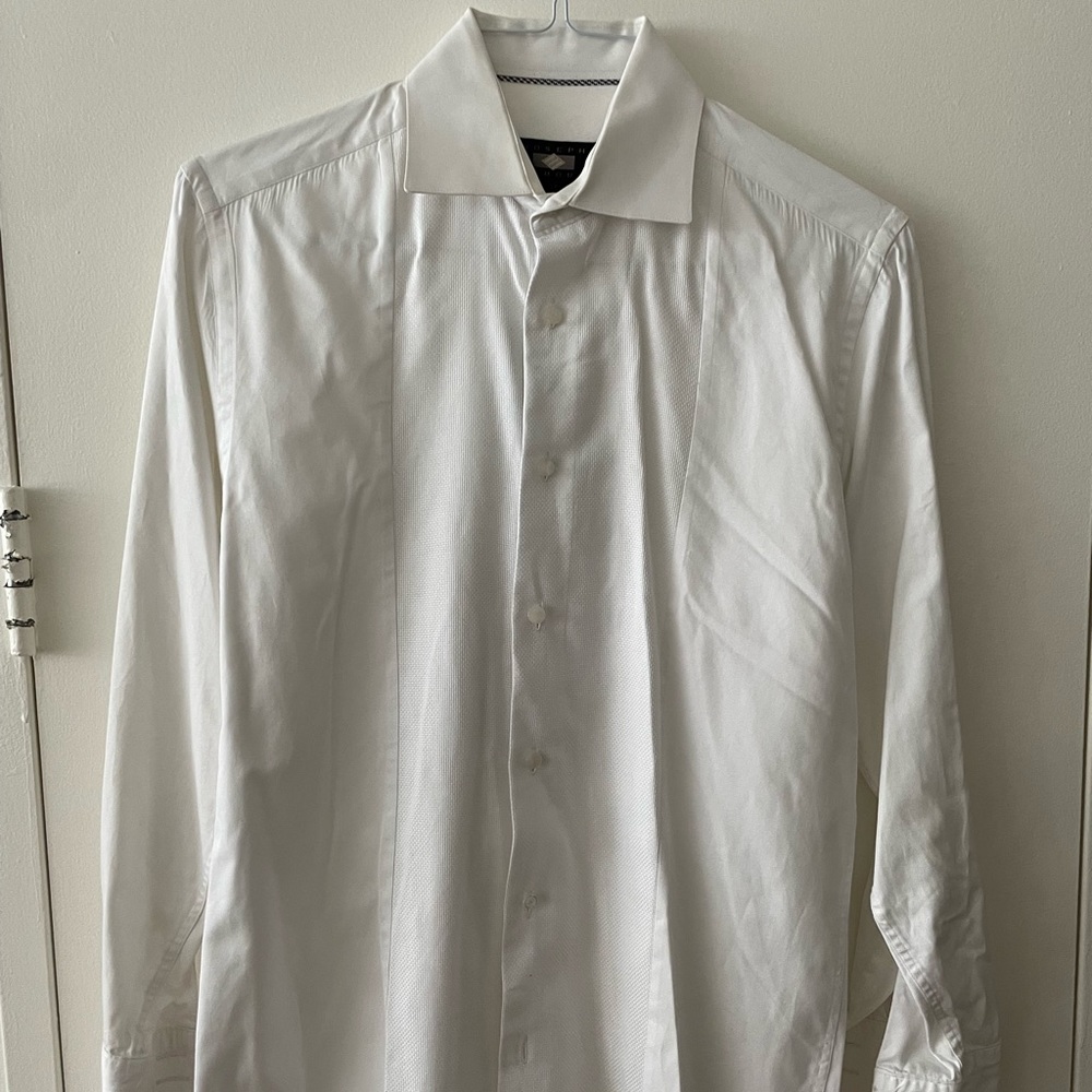 Joseph Abboud French cuff tuxedo dress shirt